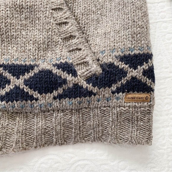 Laundromat Men's Full-Zip Wool Sweater Jacket - Picture 5 of 9